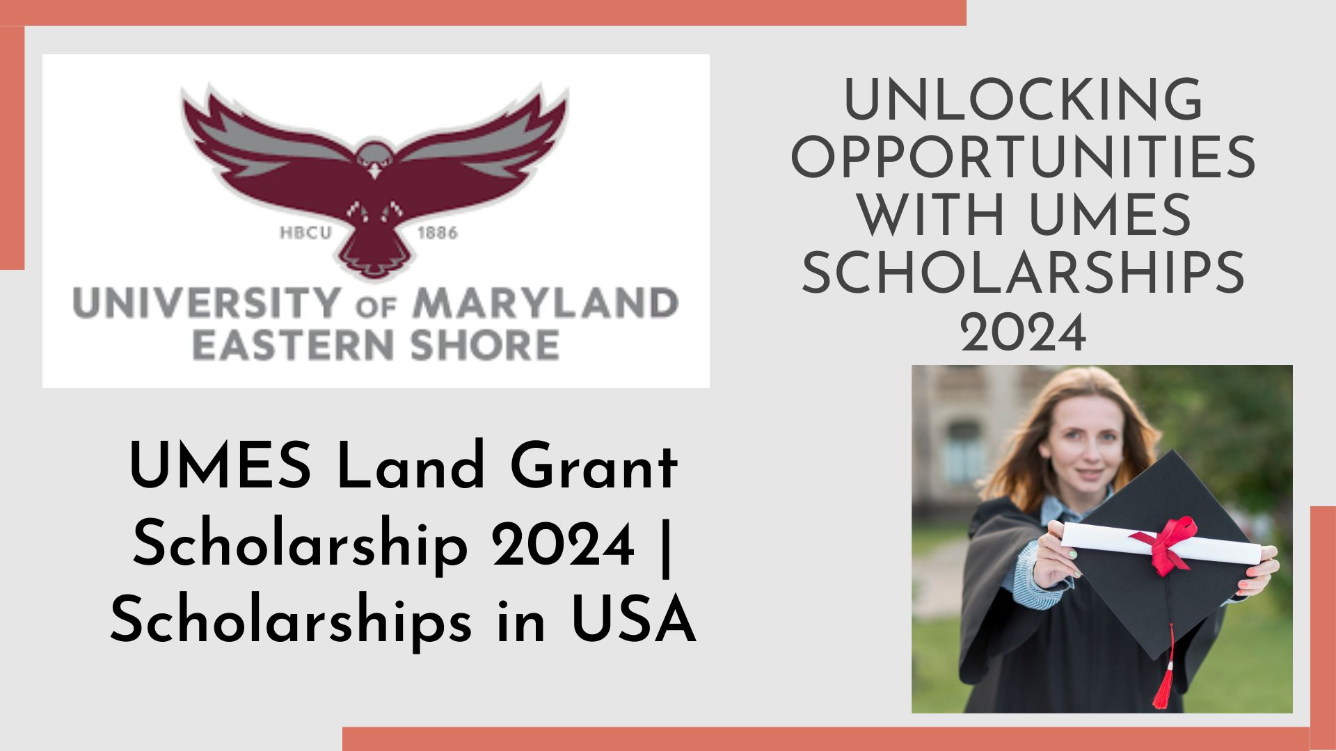 UMES Scholarships 2024 UMES Land Grant Scholarship 2024 Scholarships